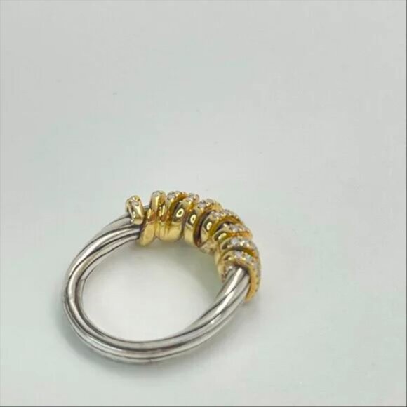 David Yurman Helena Ring with Diamonds & 18k Gold - Picture 8 of 10